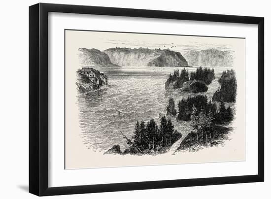 St. John's River, Frontiers of New Brunswick and Maine, North America, USA, 1870S-null-Framed Giclee Print