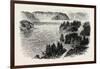 St. John's River, Frontiers of New Brunswick and Maine, North America, USA, 1870S-null-Framed Giclee Print