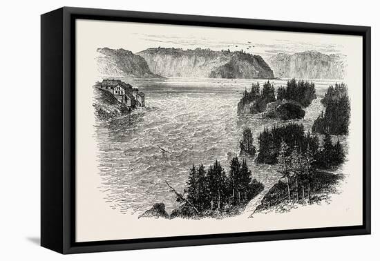 St. John's River, Frontiers of New Brunswick and Maine, North America, USA, 1870S-null-Framed Stretched Canvas