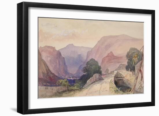 St John's Vale from Thirlspot, Lake District, 1840-John Harper-Framed Giclee Print