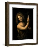 St. John the Baptist, 1513-16-Leonardo da Vinci-Framed Premium Giclee Print