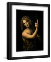 St. John the Baptist, 1513-16-Leonardo da Vinci-Framed Premium Giclee Print