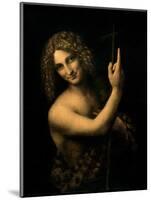 St. John the Baptist, 1513-16-Leonardo da Vinci-Mounted Premium Giclee Print