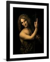 St. John the Baptist, 1513-16-Leonardo da Vinci-Framed Premium Giclee Print