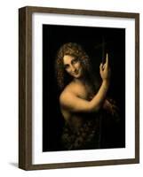 St. John the Baptist, 1513-16-Leonardo da Vinci-Framed Giclee Print