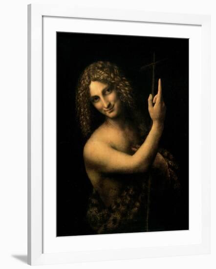 St. John the Baptist, 1513-16-Leonardo da Vinci-Framed Giclee Print