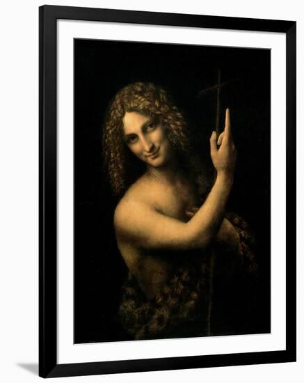 St. John the Baptist, 1513-16-Leonardo da Vinci-Framed Giclee Print