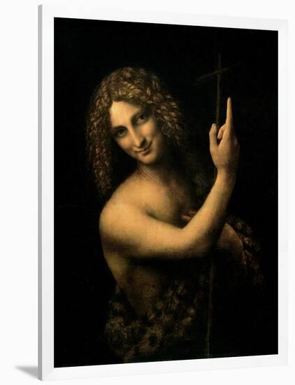 St. John the Baptist, 1513-16-Leonardo da Vinci-Framed Giclee Print