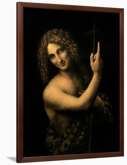 St. John the Baptist, 1513-16-Leonardo da Vinci-Framed Giclee Print