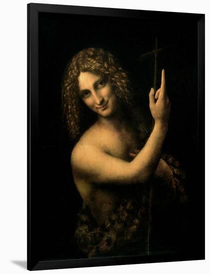 St. John the Baptist, 1513-16-Leonardo da Vinci-Framed Giclee Print