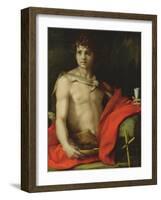 St. John the Baptist, 1522-Andrea del Sarto-Framed Giclee Print