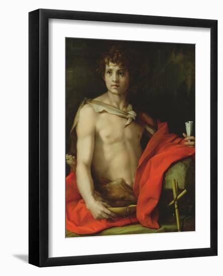 St. John the Baptist, 1522-Andrea del Sarto-Framed Giclee Print