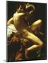 St John the Baptist, 1602-Caravaggio-Mounted Giclee Print