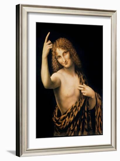 St. John the Baptist, 16th Century-Leonardo da Vinci-Framed Giclee Print