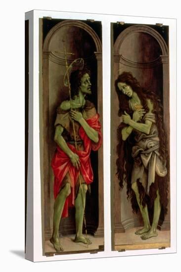 St. John the Baptist and St. Mary Magdalene-Filippino Lippi-Stretched Canvas