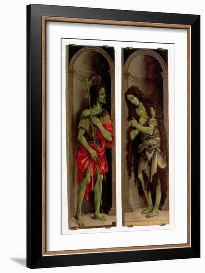 St. John the Baptist and St. Mary Magdalene-Filippino Lippi-Framed Giclee Print