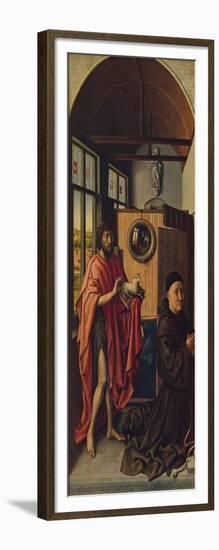 'St. John the Baptist and the Franciscan master Henry of Werl', 1438, (c1934)-Robert Campin-Framed Giclee Print