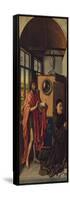 'St. John the Baptist and the Franciscan master Henry of Werl', 1438, (c1934)-Robert Campin-Framed Stretched Canvas