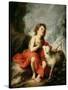 St. John the Baptist as a Child, c.1665-Bartolome Esteban Murillo-Stretched Canvas