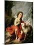 St. John the Baptist as a Child, c.1665-Bartolome Esteban Murillo-Mounted Giclee Print