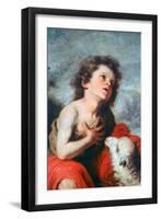 St John the Baptist as a Child, C1665-Bartolomé Esteban Murillo-Framed Giclee Print