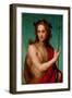 St. John the Baptist, C.1517 (Oil on Panel Transferred to Canvas)-Andrea Del Sarto-Framed Giclee Print