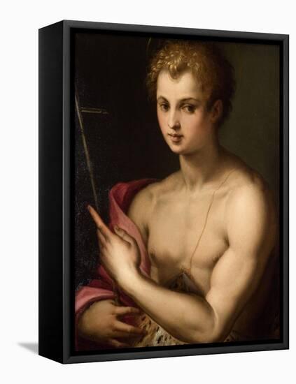 St. John the Baptist, C.1570-Michele Di Ridolfo Tosini-Framed Stretched Canvas