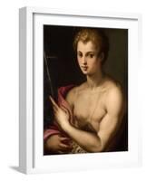 St. John the Baptist, C.1570-Michele Di Ridolfo Tosini-Framed Giclee Print