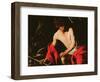 St. John the Baptist, c.1598-99-Caravaggio-Framed Premium Giclee Print