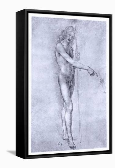 St John the Baptist, C1478-Leonardo da Vinci-Framed Stretched Canvas