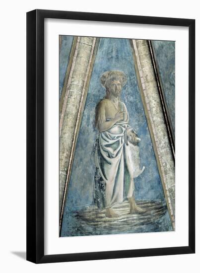 St. John the Baptist, Fresco-Andrea Del Castagno-Framed Giclee Print