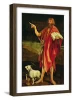 St. John the Baptist from the Isenheim Altarpiece, circa 1512-16-Matthias Grünewald-Framed Giclee Print