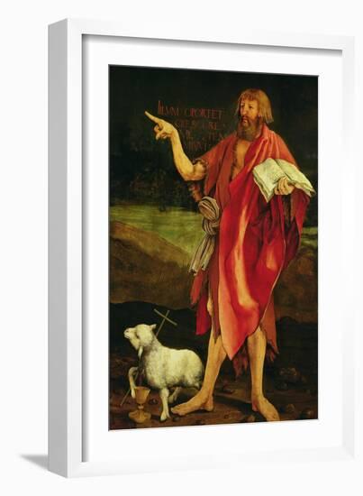 St. John the Baptist from the Isenheim Altarpiece, circa 1512-16-Matthias Grünewald-Framed Giclee Print