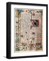 St. John the Baptist, from the Missal of Jean De Lannoy-null-Framed Giclee Print