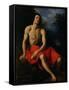 St. John the Baptist in the Desert-Cristofano Allori-Framed Stretched Canvas