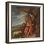 St. John the Baptist in the Desert-Pedro Orrente-Framed Premium Giclee Print