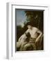 St. John the Baptist in the Wilderness, C.1625-Guido Reni-Framed Giclee Print