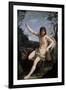 St. John the Baptist in the Wilderness, C.1636-37-Guido Reni-Framed Giclee Print