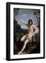 St. John the Baptist in the Wilderness, C.1636-37-Guido Reni-Framed Giclee Print