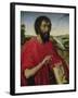 St. John the Baptist, Left Hand Panel of the Triptych of the Braque Family-Rogier van der Weyden-Framed Giclee Print