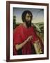 St. John the Baptist, Left Hand Panel of the Triptych of the Braque Family-Rogier van der Weyden-Framed Giclee Print