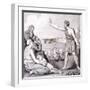 St John the Baptist Preaching, 19th Century-null-Framed Giclee Print