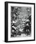 St John the Baptist Preaching in the Desert, 16th Century-Albrecht Durer-Framed Giclee Print