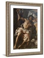 St. John the Baptist Preaching-Mattia Preti-Framed Art Print