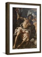 St. John the Baptist Preaching-Mattia Preti-Framed Art Print
