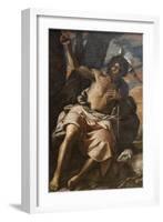 St. John the Baptist Preaching-Mattia Preti-Framed Art Print