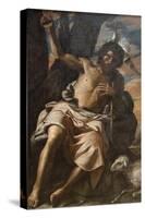 St. John the Baptist Preaching-Mattia Preti-Stretched Canvas