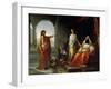 St. John the Baptist Rebuking Herod-Giovanni Fattori-Framed Giclee Print