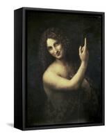 St. John the Baptist-Leonardo da Vinci-Framed Stretched Canvas