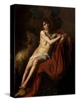 St. John the Baptist-Caravaggio-Stretched Canvas